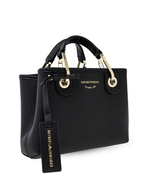 Emporio Armani Black Shoulder Bag `Borsa`