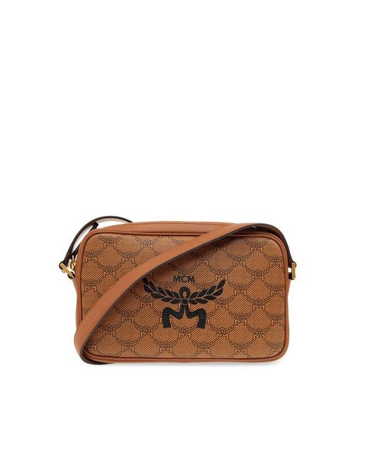 MCM Brown 'himmel Small' Shoulder Bag,