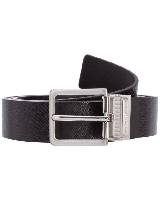 emporio armani reversible belt