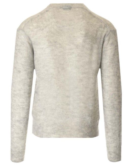 Tom Ford White V-Neck Sweater for men