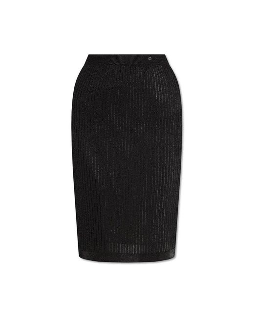 Gucci Black Skirt With Lurex Yarn