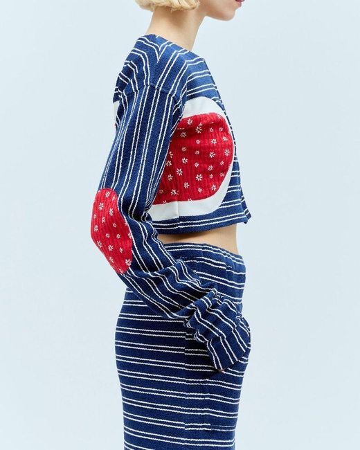 Reward If Found Blue Bubble Cardigan Top
