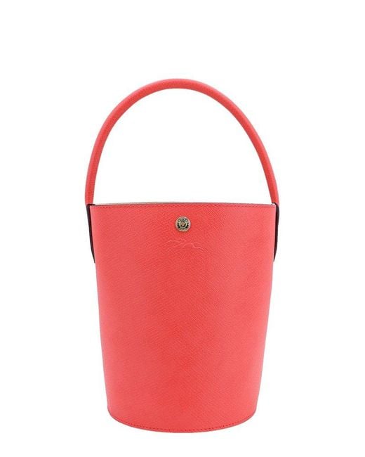 Longchamp Red Épure S Bucket Bag