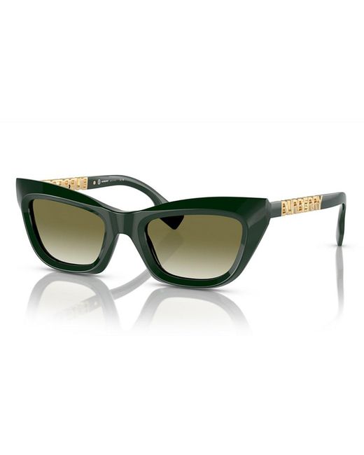 Burberry Green Gradient Cat Eye Sunglasses Be4409 40388e 51