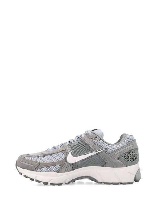 Nike Gray Zoom Vomero 5 Lace-Up Sneakers
