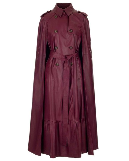 principles purple coat