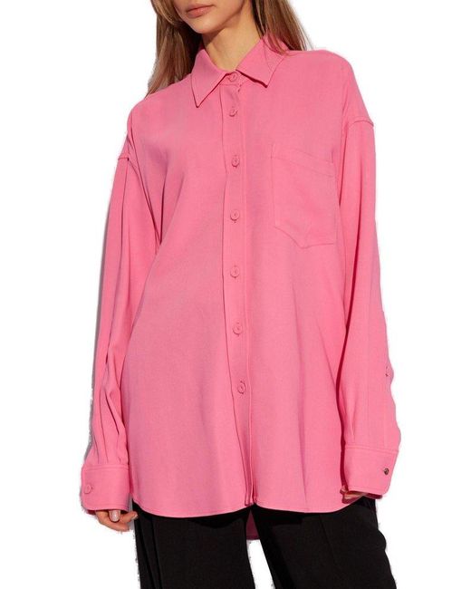 Stella McCartney Pink Oversize Shirt,