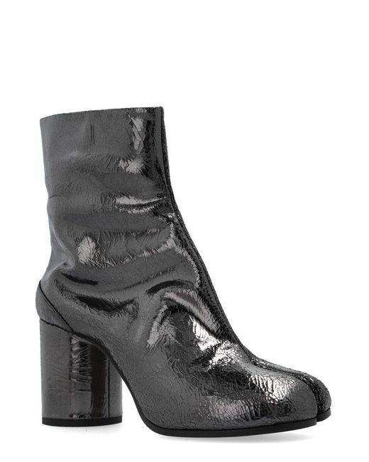 Maison Margiela Black Tabi Broken Mirror Boots