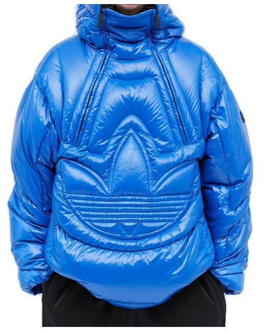 Moncler Genius Blue Moncler X Adidas Originals Chambery Long Down Jacket for men