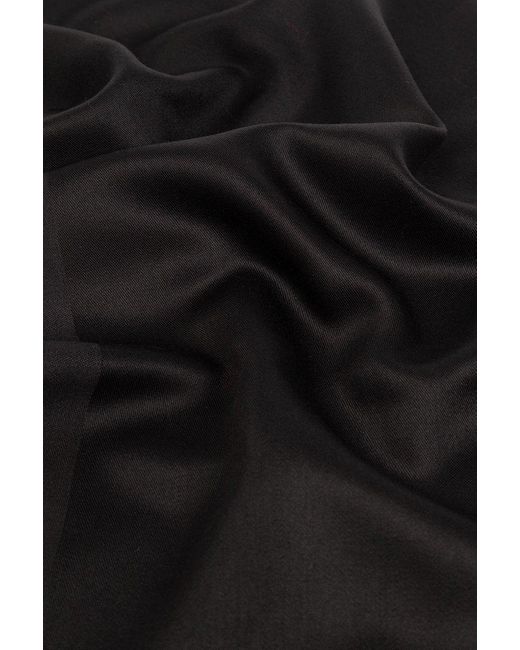 Givenchy Black Scarf With Logo,