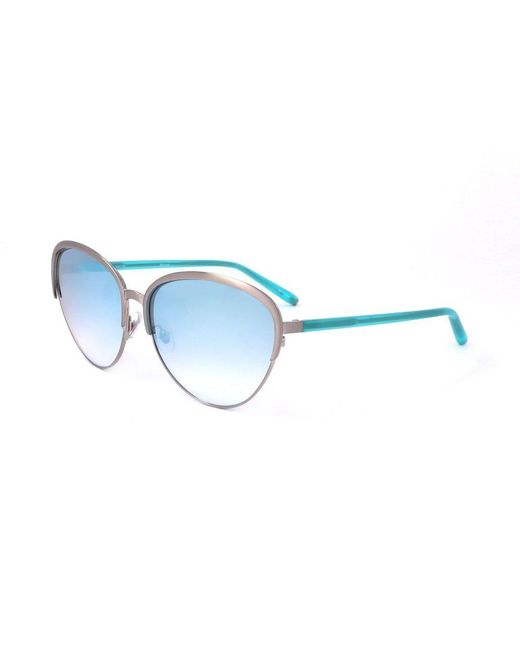 Linda Farrow Blue X Matthew Williamson Cat Eye Frame Sunglasses