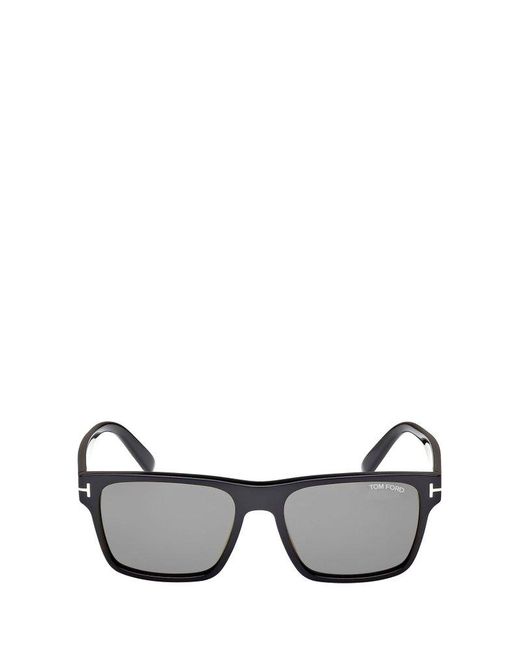 Tom Ford Gray Calder Square Frame Sunglasses