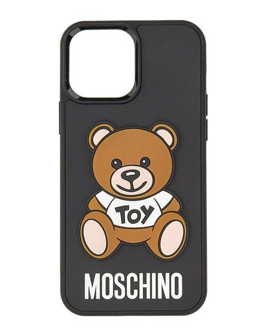 Moschino Black Case For Iphone 13 Pro Max
