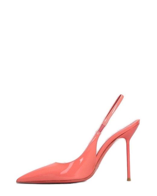 Paris Texas Pink Lidia Slingback Pumps