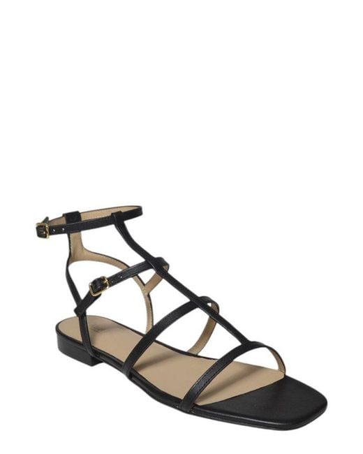 Ralph Lauren Black Everley Gladiator Sandals