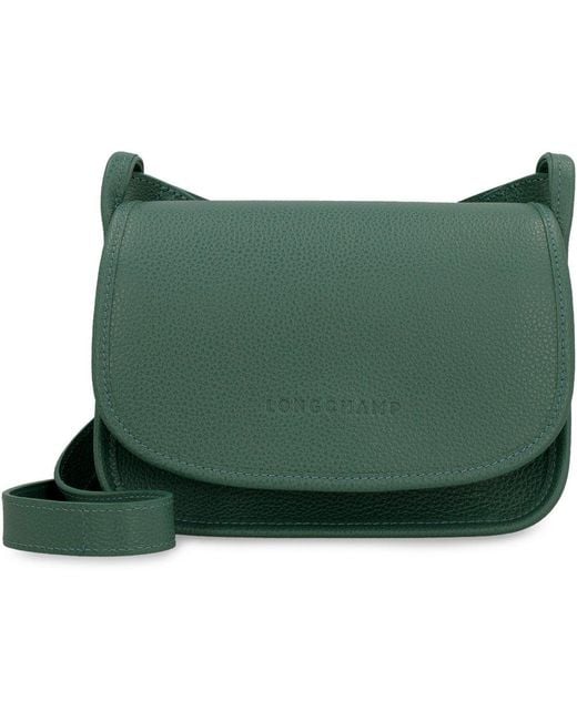 Longchamp Green Le Foulonne Small Crossbody Bag