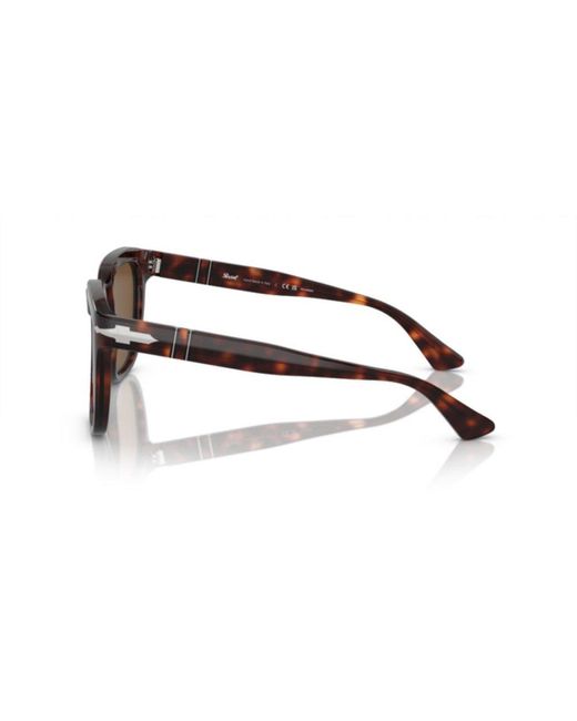 Persol Brown Square Frame Sunglasses