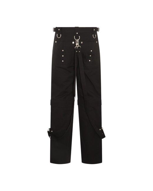 Givenchy Black D-ring Cargo Pants for men