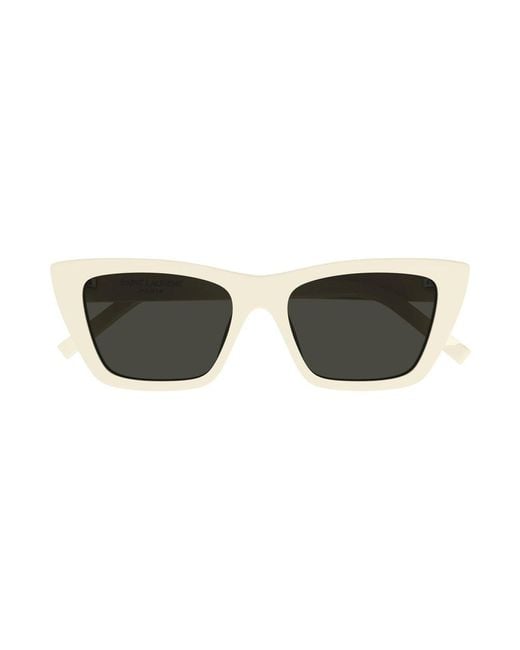 Saint Laurent Brown Sl 276 Mica Cat-eye Sunglasses