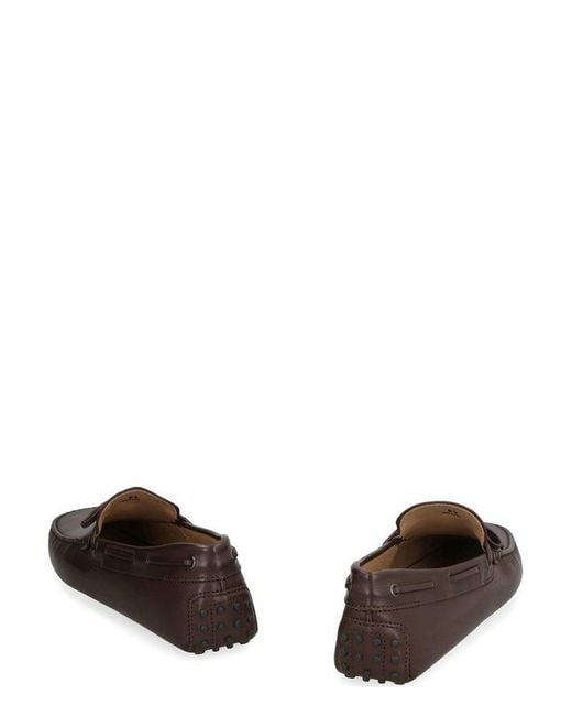 Tod's Brown Gommino Driving Shoes for men
