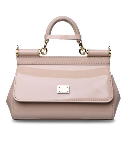 Dolce & Gabbana Pink Sicily Foldover Crossbody Bag