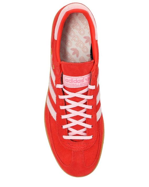 Adidas Originals Red Handball Spezial Low-top Sneakers for men