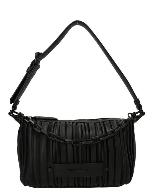 Karl Lagerfeld Black K/kushion Shoulder Bag