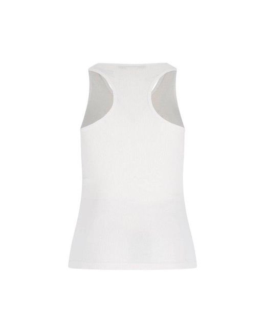 Stella McCartney White Mother Studded Tank Top