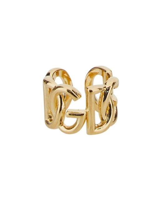 Dolce & Gabbana Metallic Brass Ear Cuff,