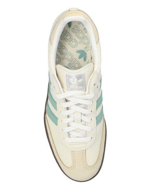 Adidas Originals Green Samba Og Low-Top Sneakers