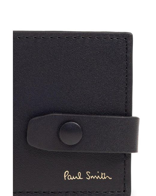 Paul Smith Black Leather Card Case, for men