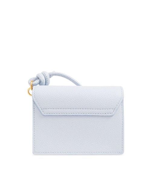 MCM White Strapped Wallet,