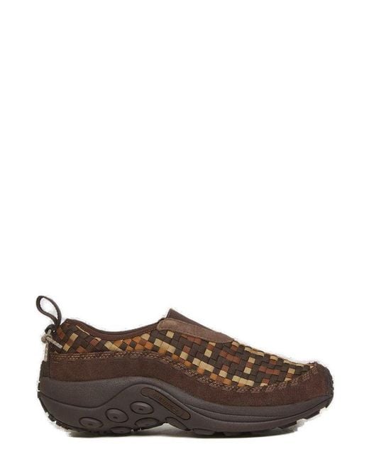 Merrell Brown Jungle Moc Evo Woven Sneakers for men
