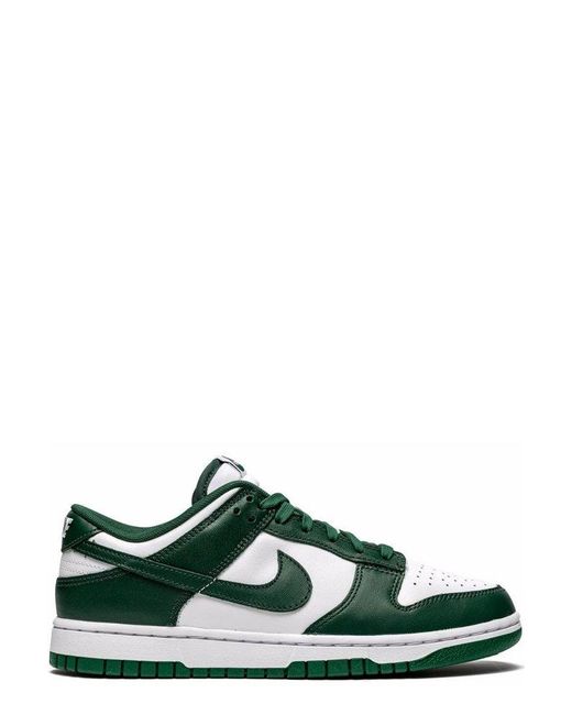 Nike Green Dunk Low-Top Sneakers