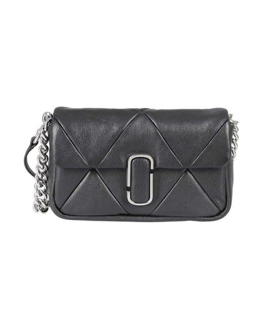 Marc Jacobs 'the Puffy Diamond Quilted J Marc' Shoulder Bag in Black Lyst