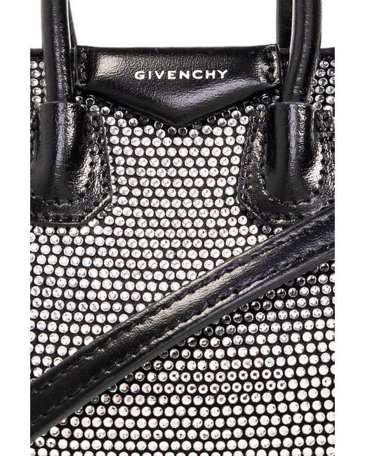 Givenchy Gray Antigona Toy Leather Handbag