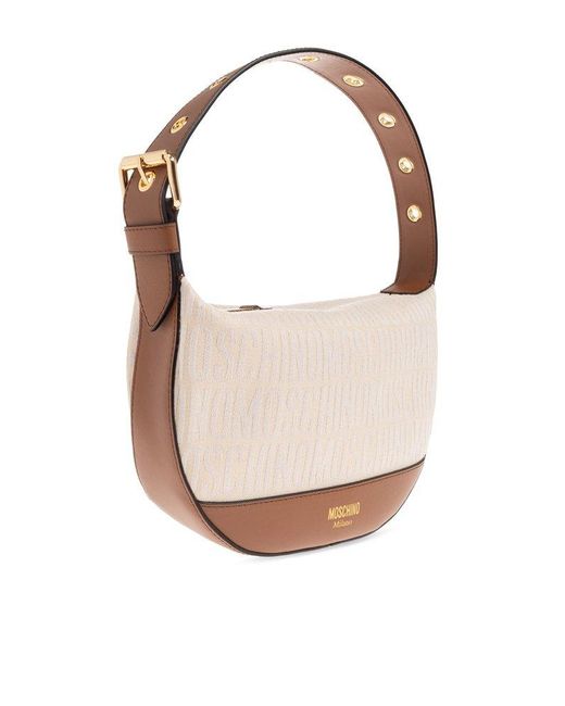 Moschino White Shoulder Bag,