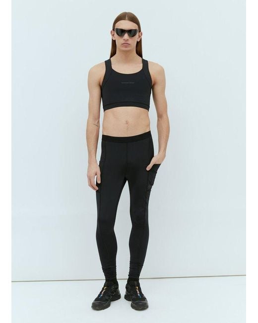 RUNNING ORDER Black Sedef Sports Top