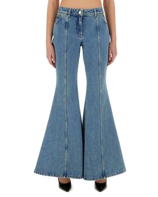Nina Ricci Blue Flared Leg Jeans