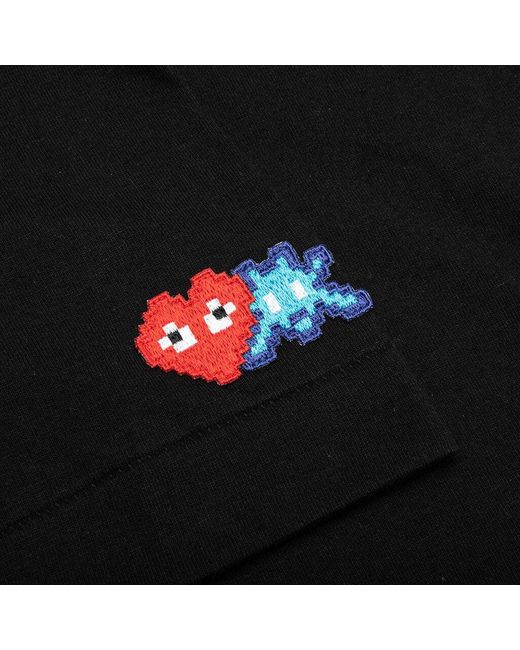 COMME DES GARÇONS PLAY Black X The Artist Invader Crewneck T-Shirt for men