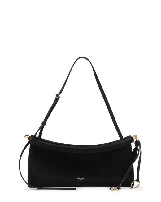 Alaïa Black Le Click East West Medium Shoulder Bag