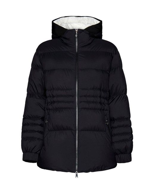 Moncler Black Messein Quilted Nylon Down Jacket