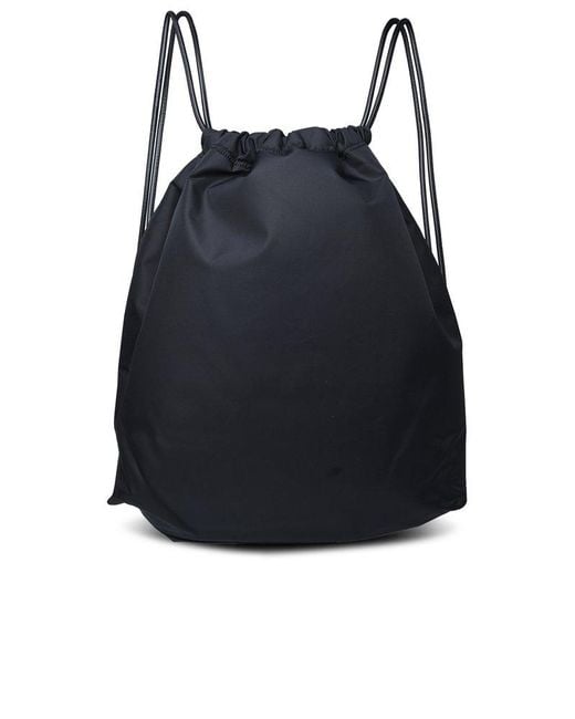 Y-3 Black Logo Gym Bag for men