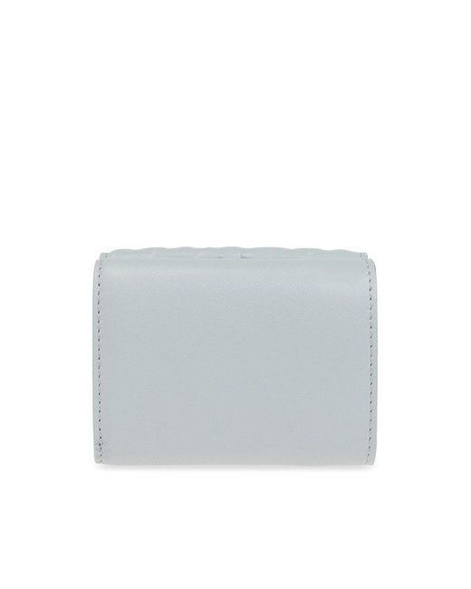 Fendi Gray Leather Wallet,