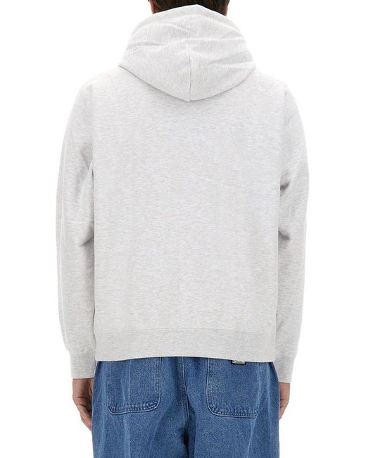 Obey White Classic Pullover Sweater for men