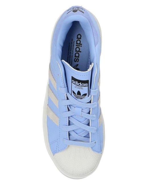Adidas Originals Blue Superstar Bonega Lace-up Sneakers