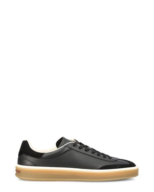 Loro Piana Black Low-Top Sneakers for men