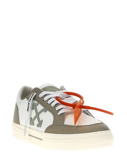 Off-White c/o Virgil Abloh White New Vulcanized Lace-Up Sneakers for men