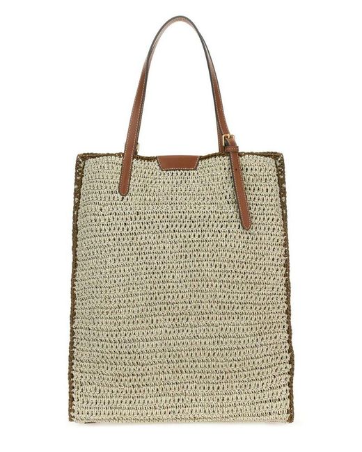 Anya Hindmarch Metallic N/S Wink Tote Bag