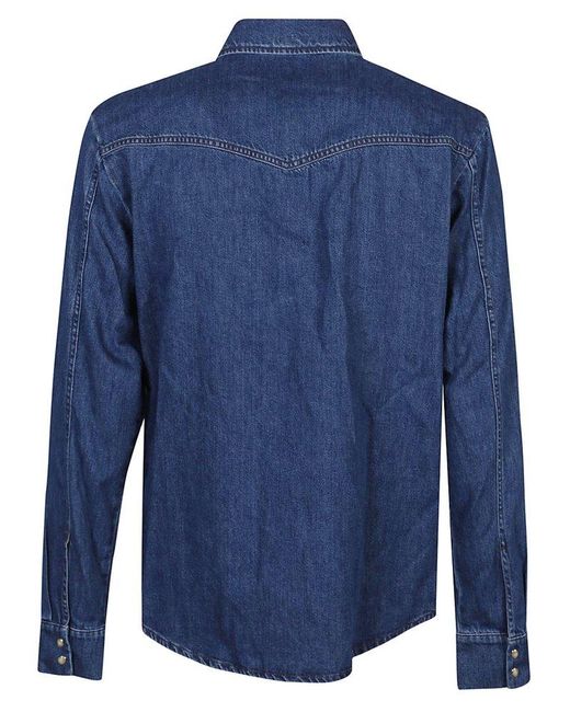 A.P.C. Blue Durol Shirt for men